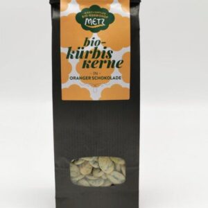 BIO Kürbiskerne - orange Schokolade